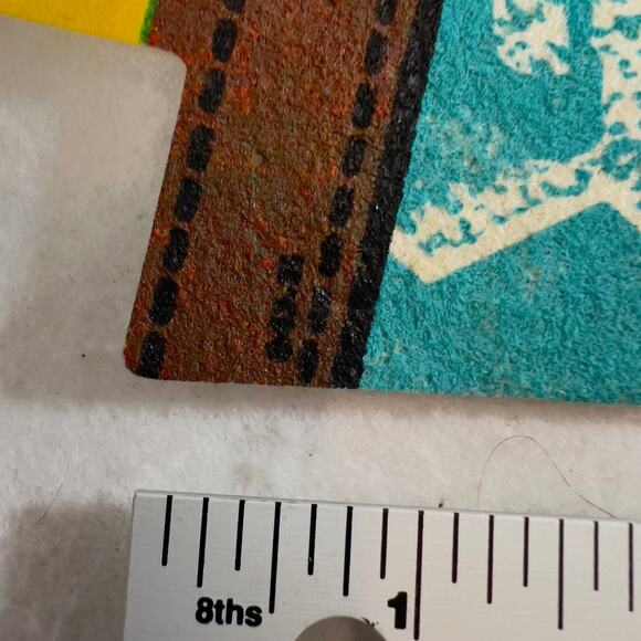 Cherokee Indian Reservation VINTAGE '70s Felt Pennant 25" North Carolina Smokies - Picture 4 of 9